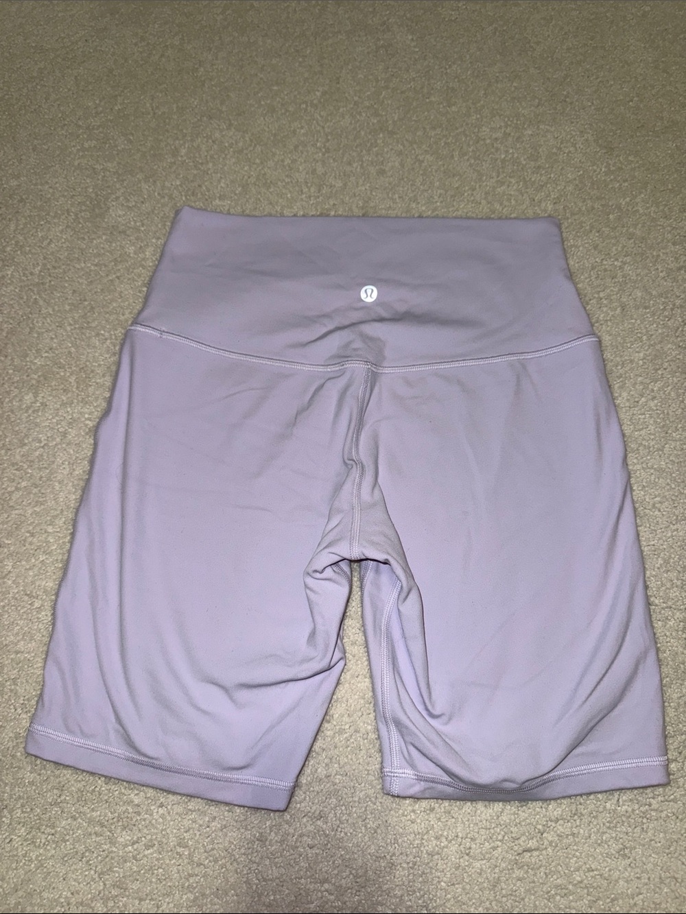 lululemon athletica Lavender High-Rise Align 8 inch Bike Shorts